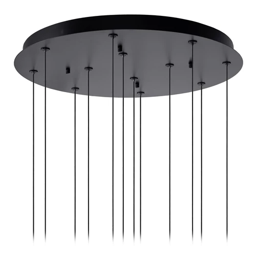 Lucide GISELA - Pendant light - Ø 61 cm - LED Dim. - 12x3,5W 2700K - Transparant | Premium - detail 4